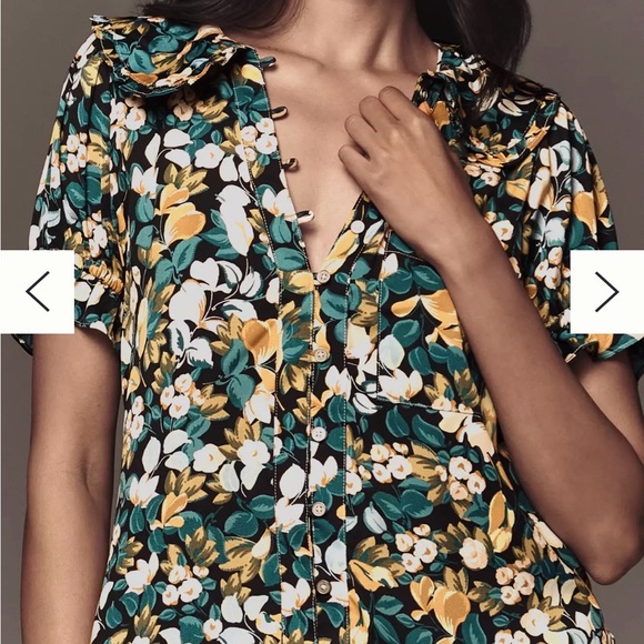 Keira Silky Blouse by Pilcro (Anthropologie) - NWT - Picture 6 of 7